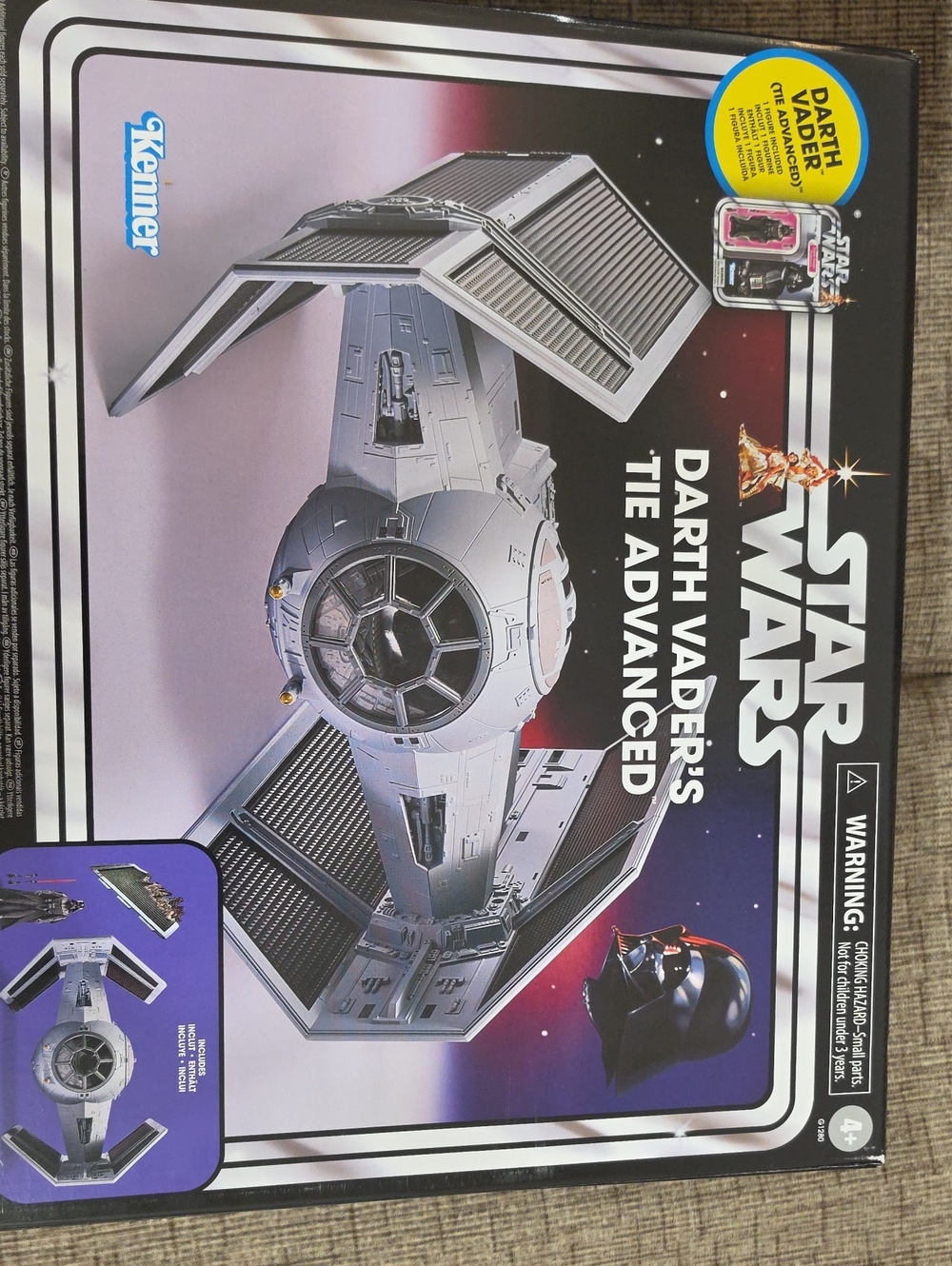 Hasbro Star Wars Darth Vader TIE Advanced Toy - Gray, Black
